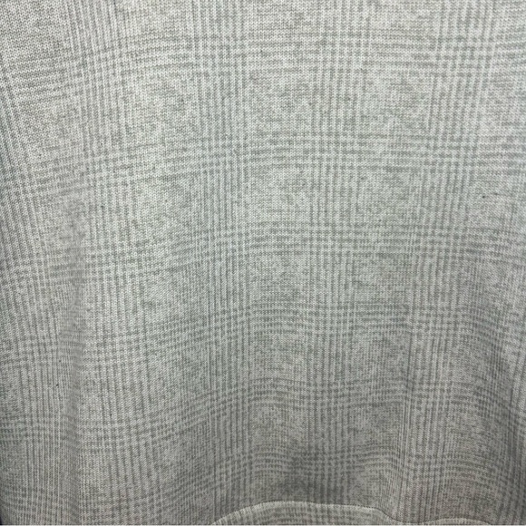 J.Crew Factory sweater sweatshirt plaid gray size medium - Picture 7 of 10